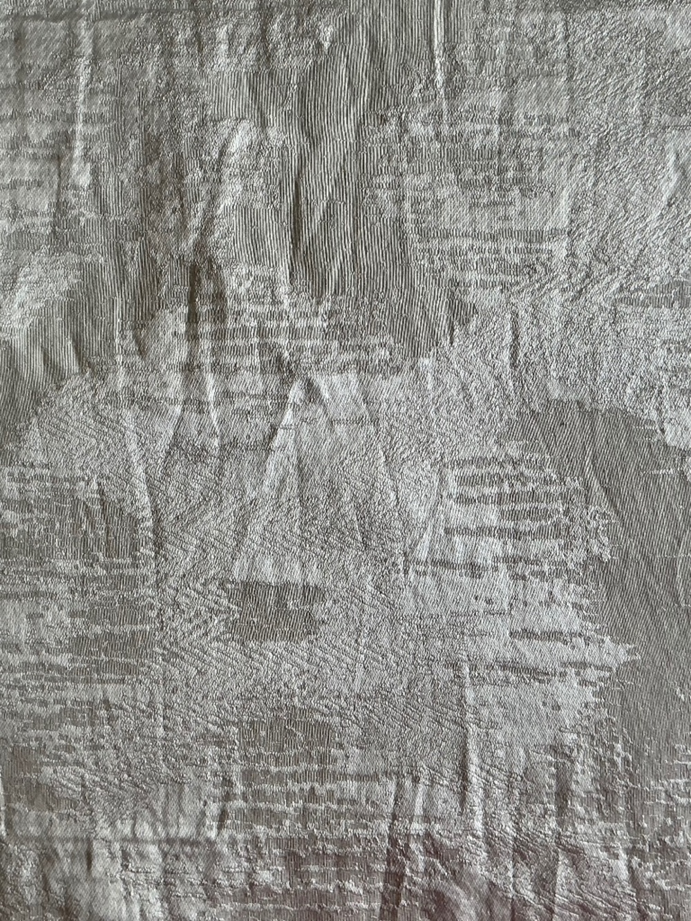NWOT Hotel Collection Silver Interlattice FULL QUEEN Duvet cover